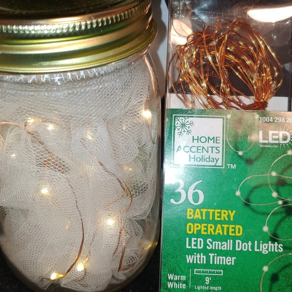 3 Packs (36) Battery Operated Led Lights /Timer